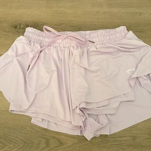 purple butterfly shorts